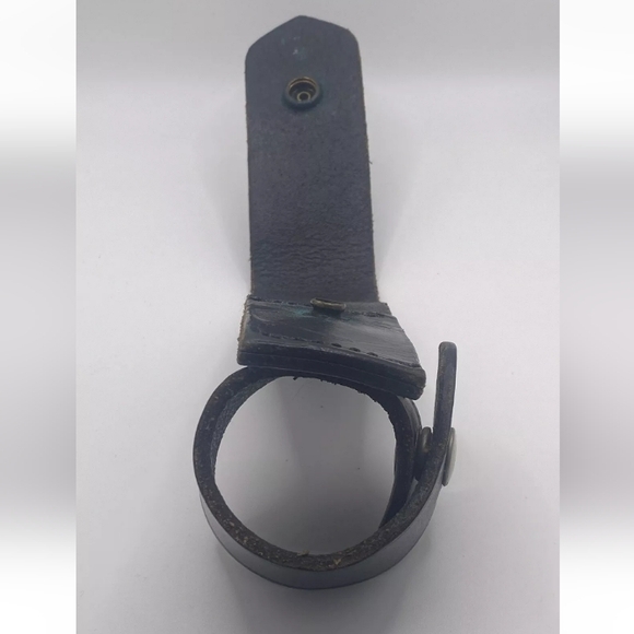 Vintage Black Smith and Wesson 100% Leather Belt Flashlight Holder With Snap - Picture 10 of 16